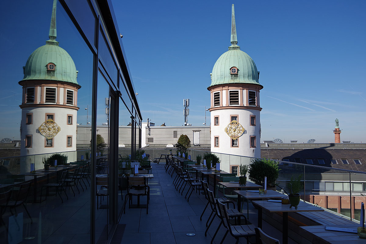 Rooftop-Restaurant Obendrüber - Modehaus Henschel - Ingenieurgemeinschaft Kehder Jakoby