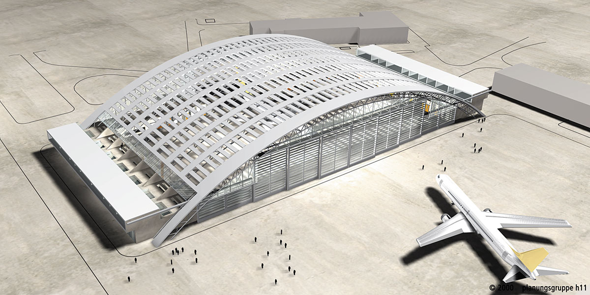 Wartungshalle Condor Cargo Technik - Ingenieurgemeinschaft Kehder Jakoby